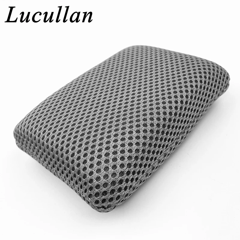 

Lucullan 3-цветная губка из микрофибры для мойки автомобилей, ультрамягкие сетчатые губки для очистки стеклянной краски, грязные