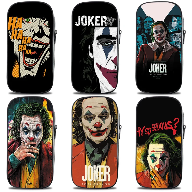 

Пеналы для карандашей Joker, большой холщовый чехол для студентов, игровые Офисные аксессуары, школьные принадлежности, 21 х10 см