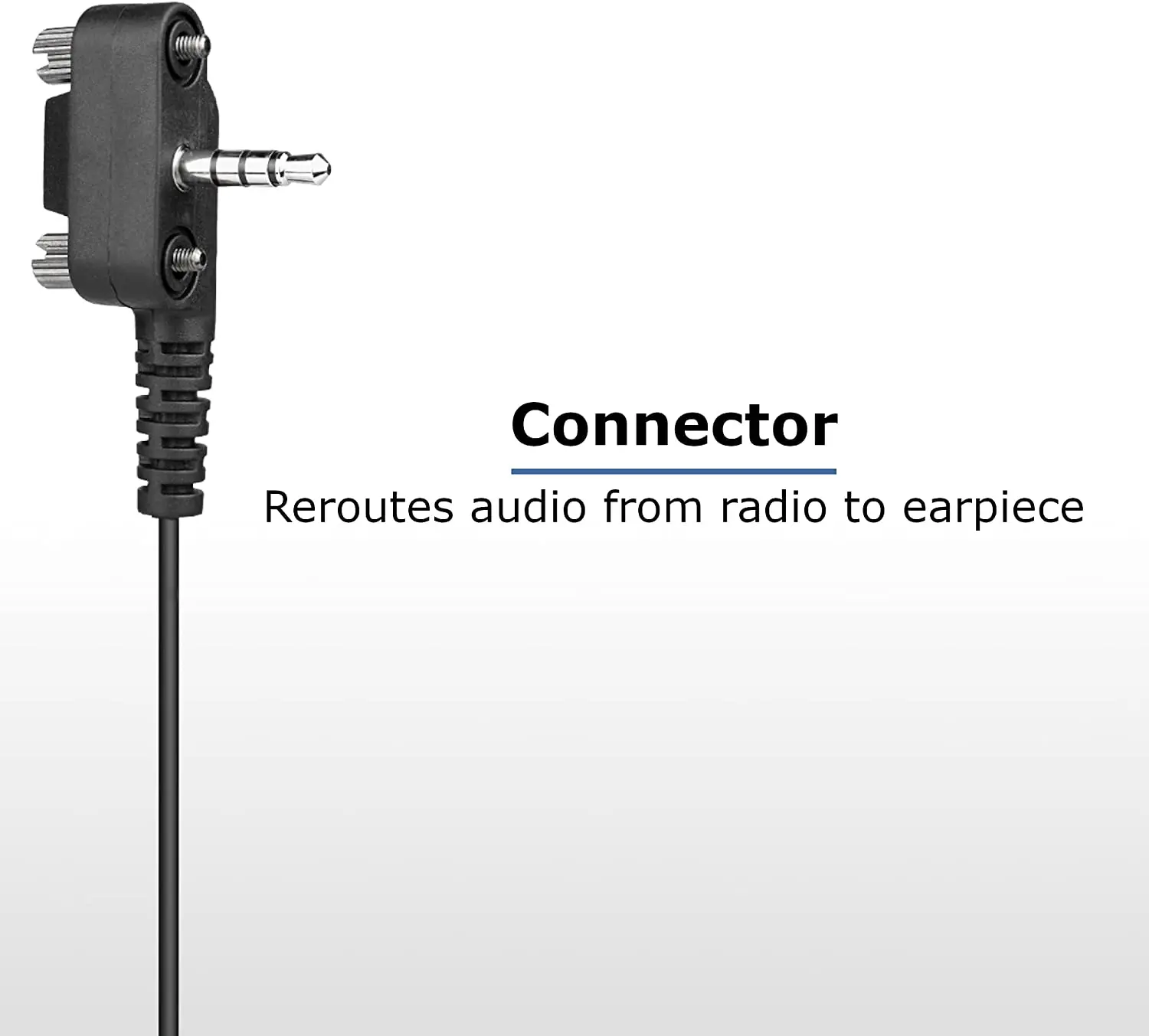 10pack 3.5mm 1Pin Screw vxa-700 231 ear piece evx 531 evx531 fbi vvx 261 evx-261 headset vx-261 ht hx 290 earphone for motorola