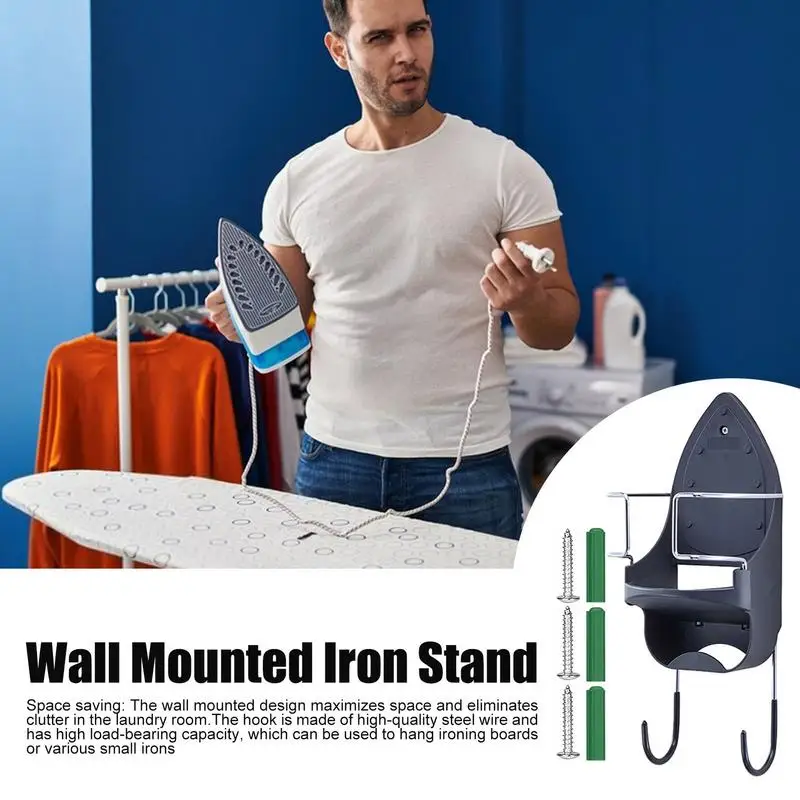 Держатель гладильной доски Настенное крепление Стойка для Вешалка Дверная