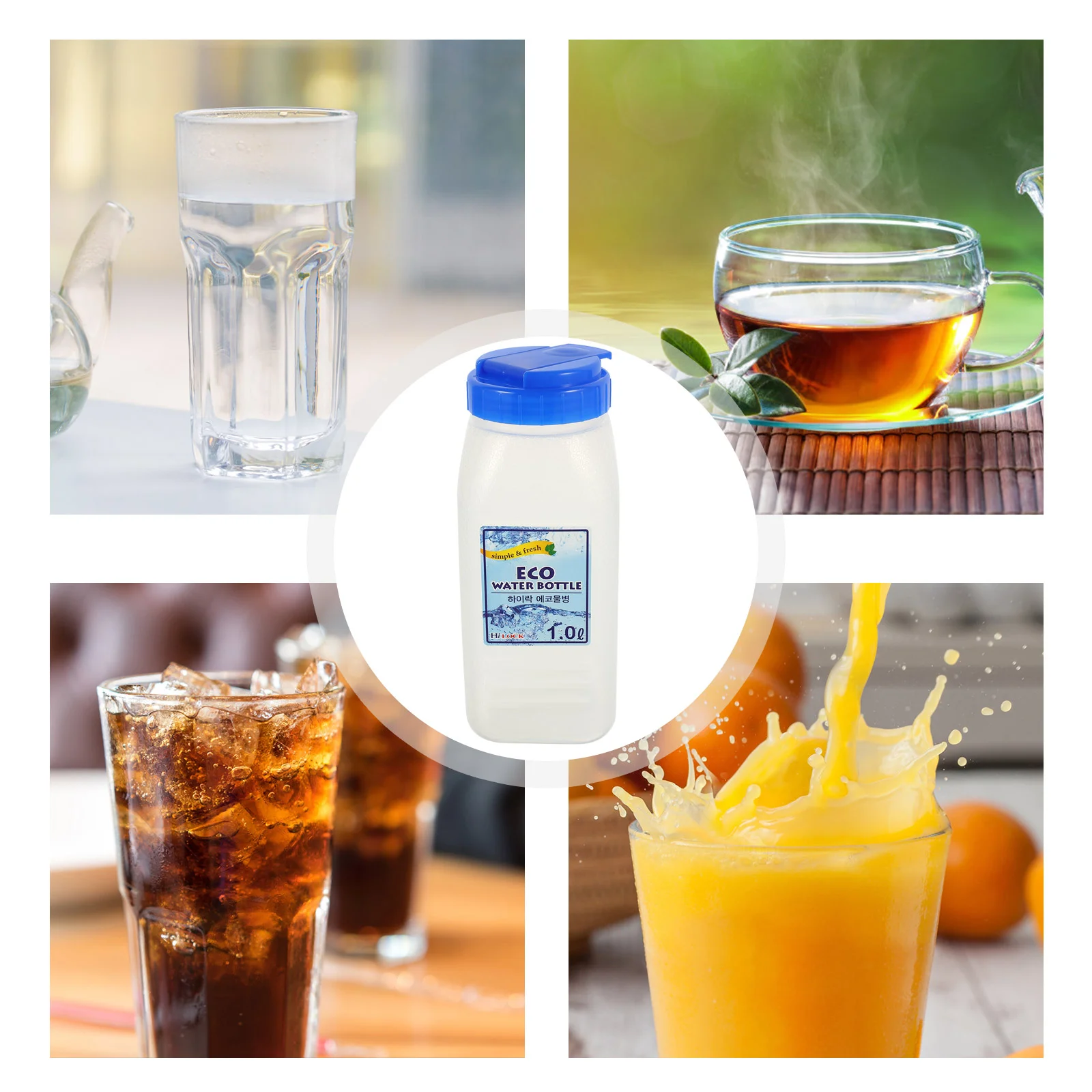 Бутылка для воды в корейском стиле холодный кувшин утолщенный пластиковый