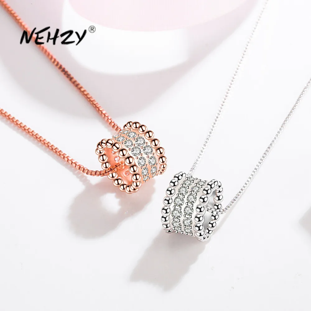 Женское колье из серебра 925 пробы длиной 45 см |