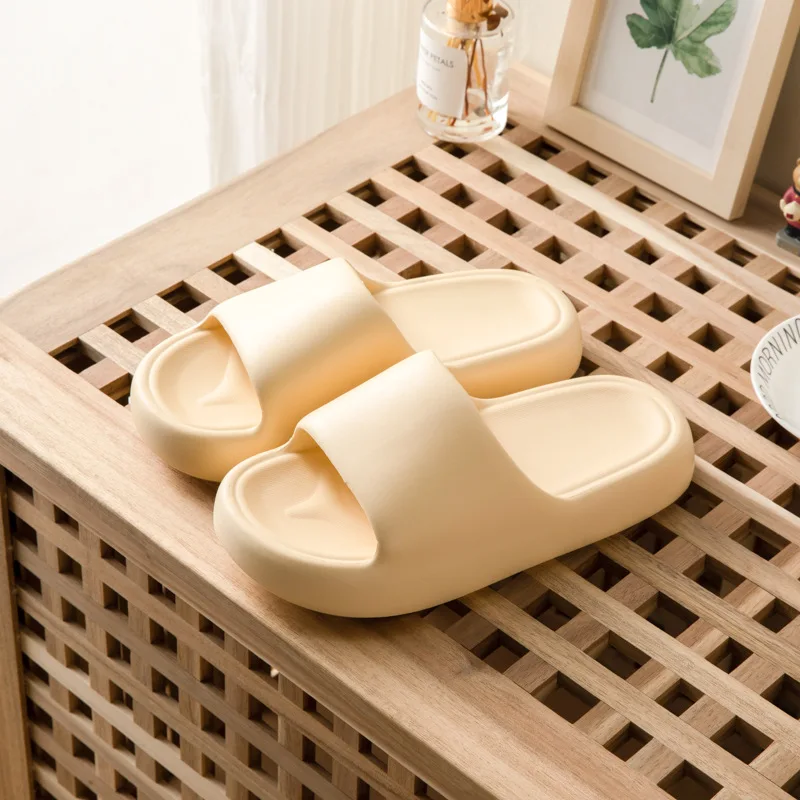 Summer Slippers Thick Soled Couples Simple Home Slippers Women's Non Slip Men's Slippers Womans Shoes Slippers House