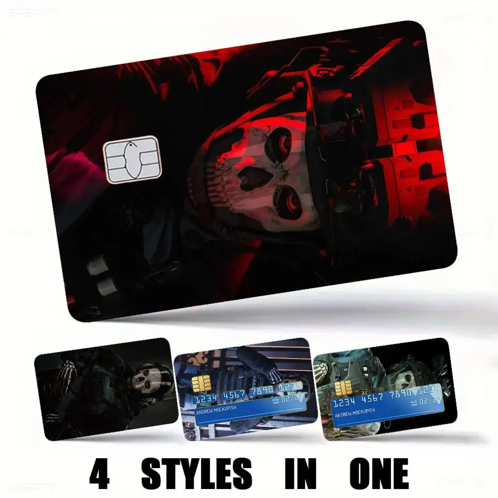Фото Наклейки Hot Shooting Game-e CSGO Credit Card HD из матовой пленки премиум-класса эффективно предотвращают появление отпечатков пальцев и ежедневное истирание. №2