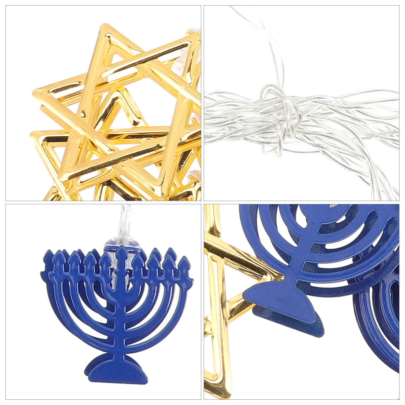 Украсьте Хануку гирлянды держатели Ярмарка Чанка кованое железо комнатная фея