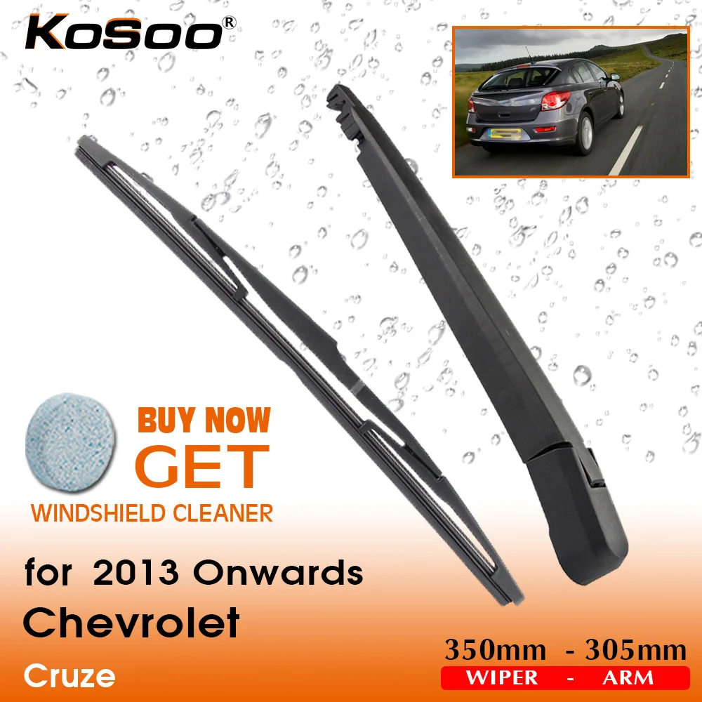 BEMOST Auto Car Rear Back Windshield Windscreen Wiper Arm Blades Brushes For Chevrolet Cruze 350MM 2013 Onwards