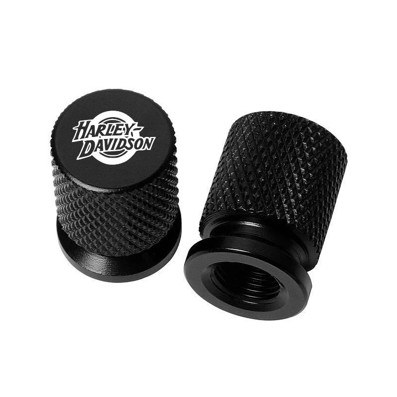 Фото Алюминиевые колпачки для клапанов с ЧПУ для мотоциклов Harley Davidson, чехлы для колесных шин, аксессуары для мотоциклов, 8 цветов H3 №5