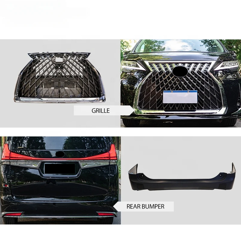 Комплект для модернизации кузова Alphard To LM 20 Toyota Facelift модель бампера комплект