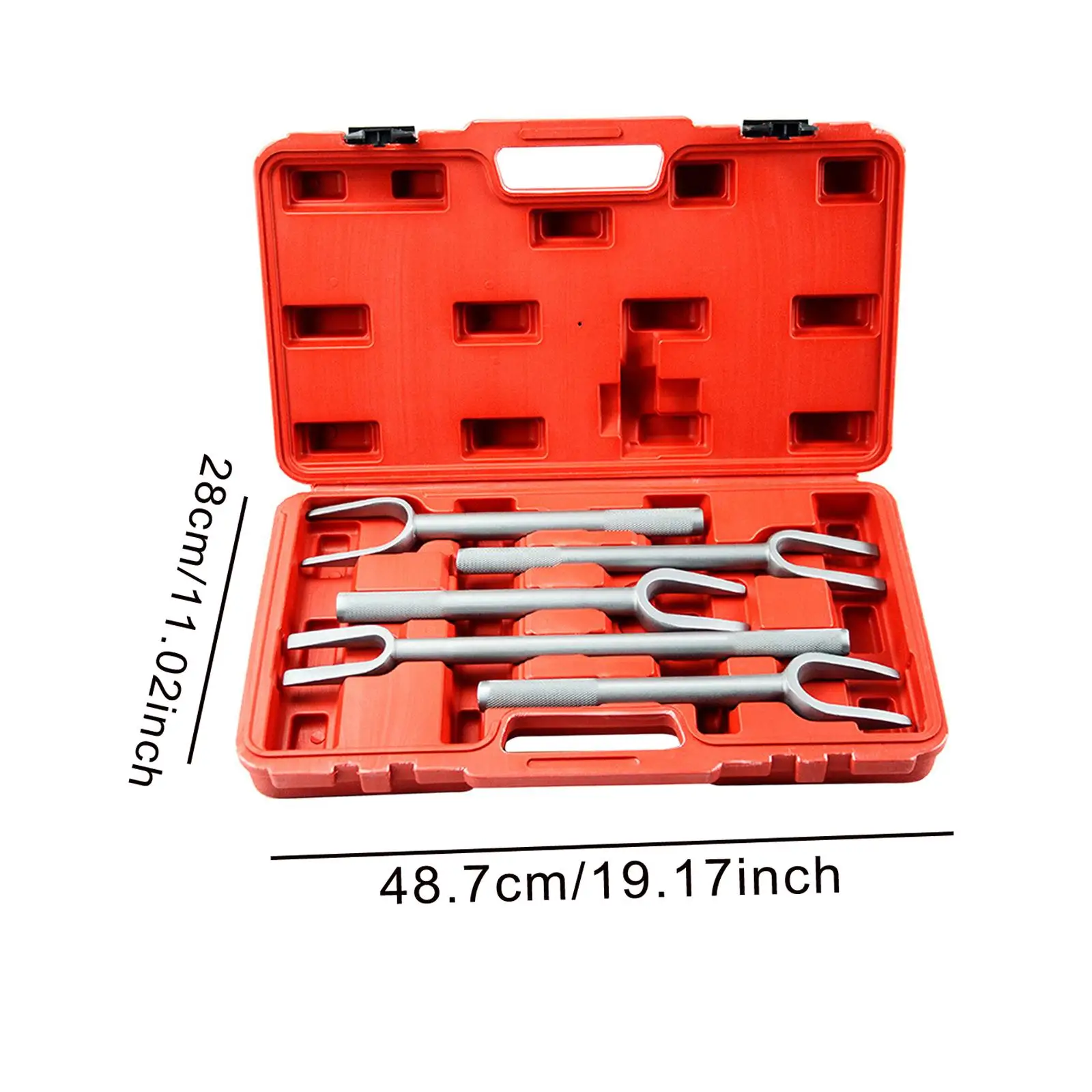 Ball Joint Separator Tie Rod End Remover Repair Tool with Carrying Case Pickle Fork Set for Pitman Arm Car Light Trucks