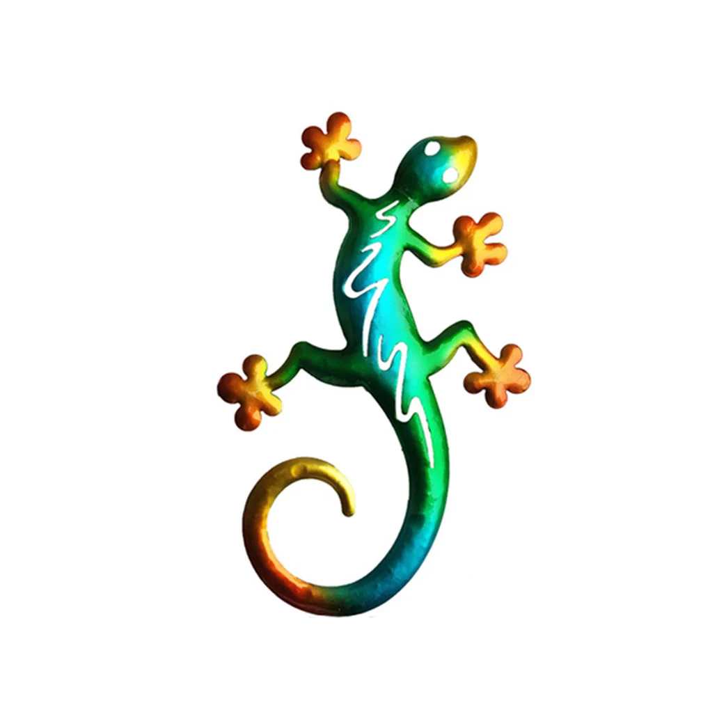 

Настенная Художественная Скульптура, полый Декор животных, рептилии, подвесное украшение, садовая красочная Изысканная стильная домашняя ...