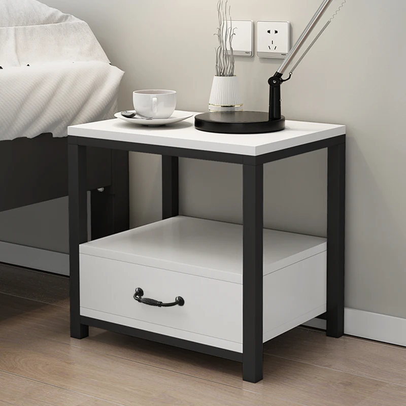 

Trendy Nordic Nightstands Bedroom Wooden Modern Storage Nightstands Living Room Unique Mesitas Noches Home Furniture SR50NS