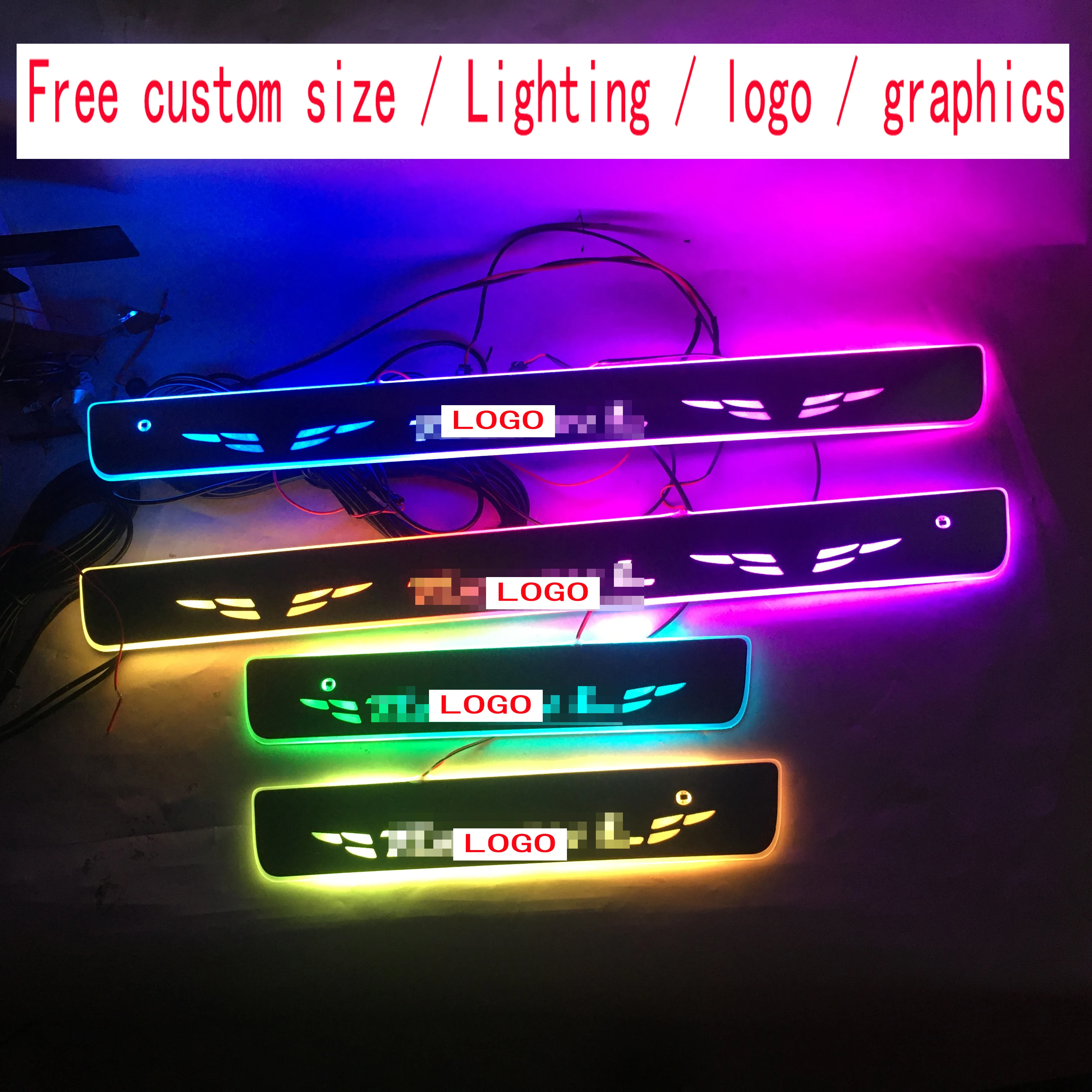 

Dynamic Lighting Vehicle Threshold/led streamer door sills/Waterproof LED welcome pedal sill strip for Hyundai Tucson L 2021-22