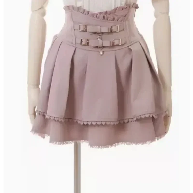 Женская блузка с кружевом и съемным рукавом в японском стиле