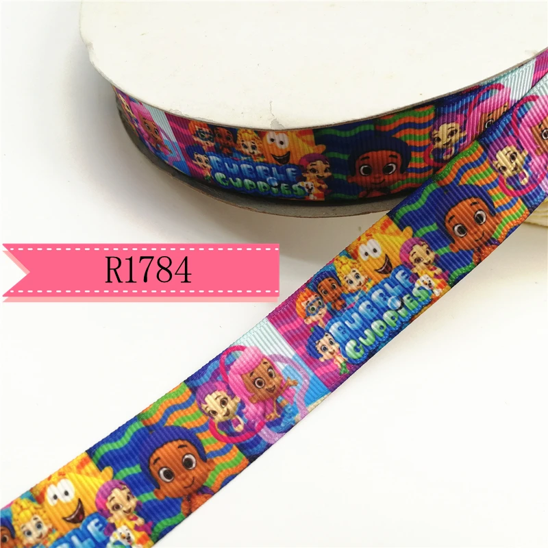 

Cartoon character 7/8inch 1inch 1.5inch 2inch 3inch printed grosgrain Duff bear and stellalou ribbon R1784