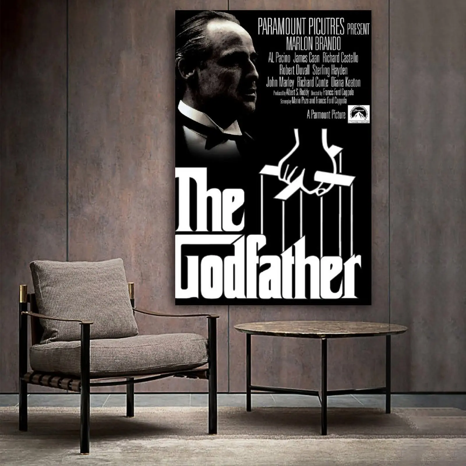 

The Godfather Film Poster Decorative Painting Canvas Wall Art Living Room Posters Bedroom Painting Pictures Frameless