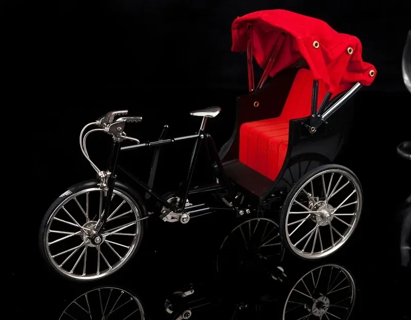 Модель велосипеда в масштабе 1:10 литой гоночный трехколесный велосипед из сплава