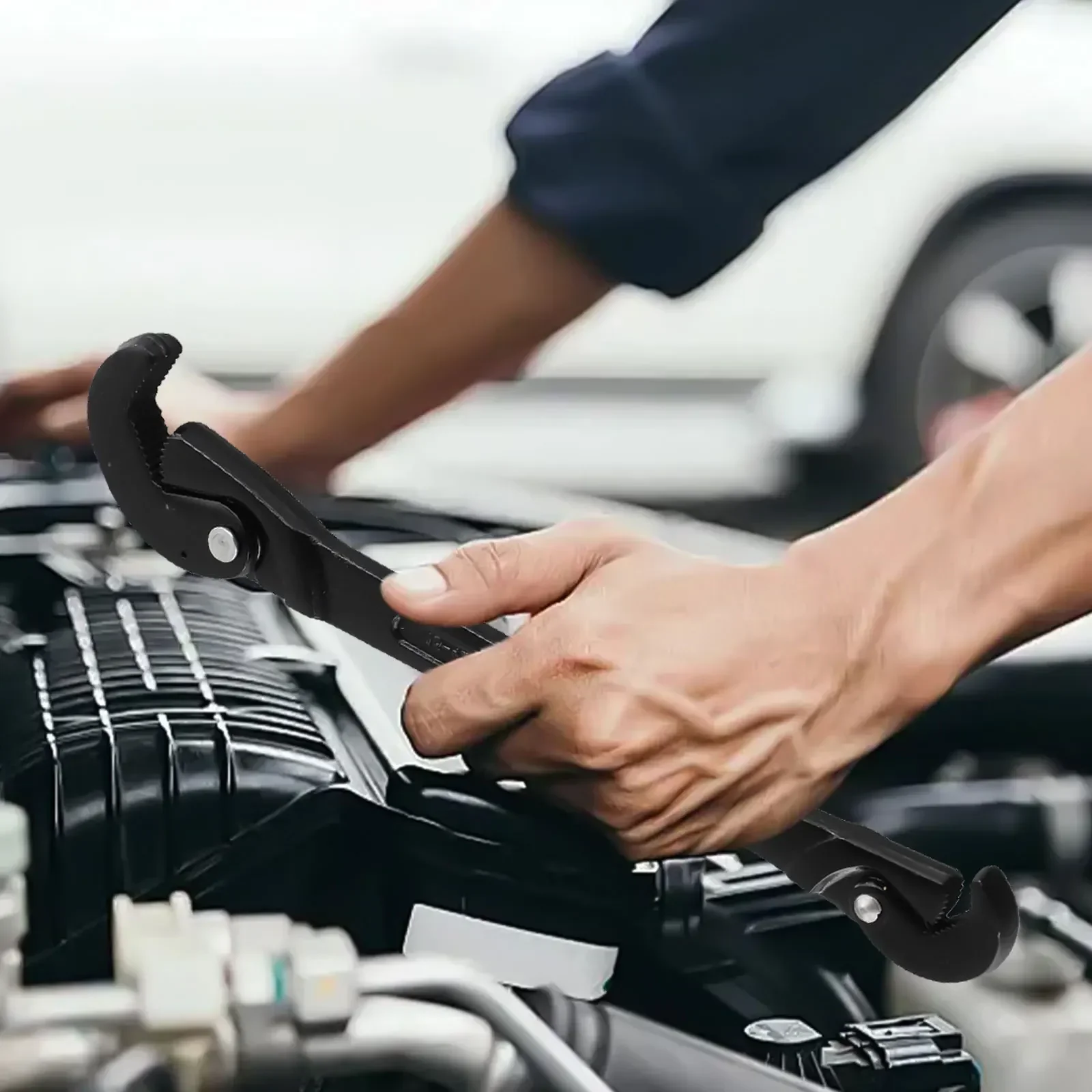 Регулируемый ручной ключ с трещоткой саморегулирующийся гаечный для домашнего