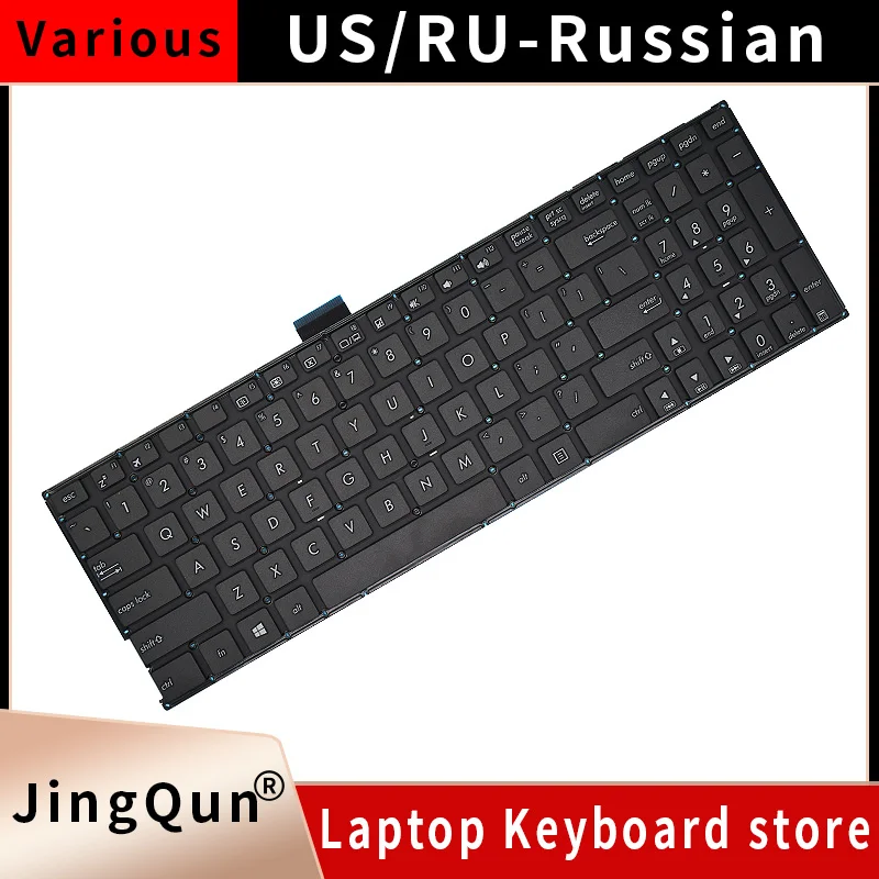 Фото Испанская клавиатура для ноутбука SP/RU/BR для ASUS X554L X554LI X554LN X554LP X554 X503M Y583L F555 W519L A555 K555 X555 PRO2548M №1