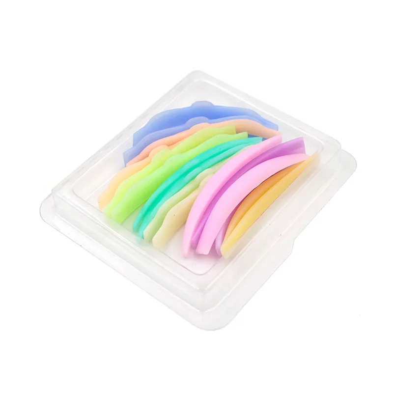

8Pairs Eyelash Perm Silicone Pad Recycling 3D Eyelashes Curler Rods Lashes Lift Shield Eyelashes Extension Makeup Tool