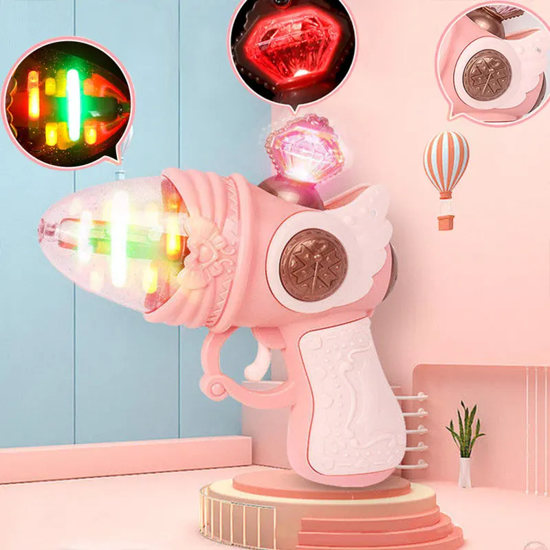 Автоматический игрушечный мини-пистолет для девочек музыкальный пистолет