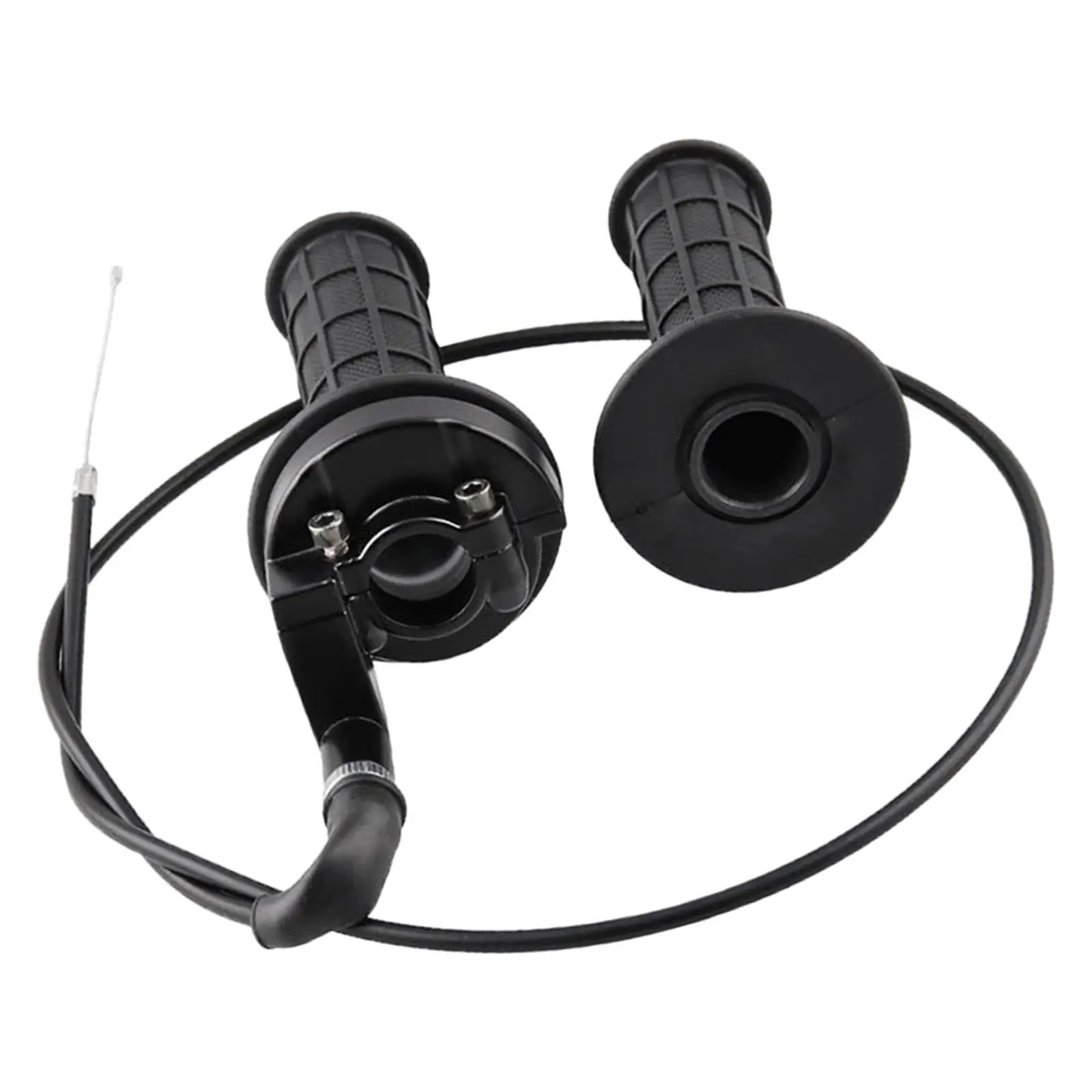 

22mm Motorcycle Twist Throttle Handle Grip with Cable Accessories Rubber Accelerator Handgrips Kit Fit for 110C-250cc Dirtbikes