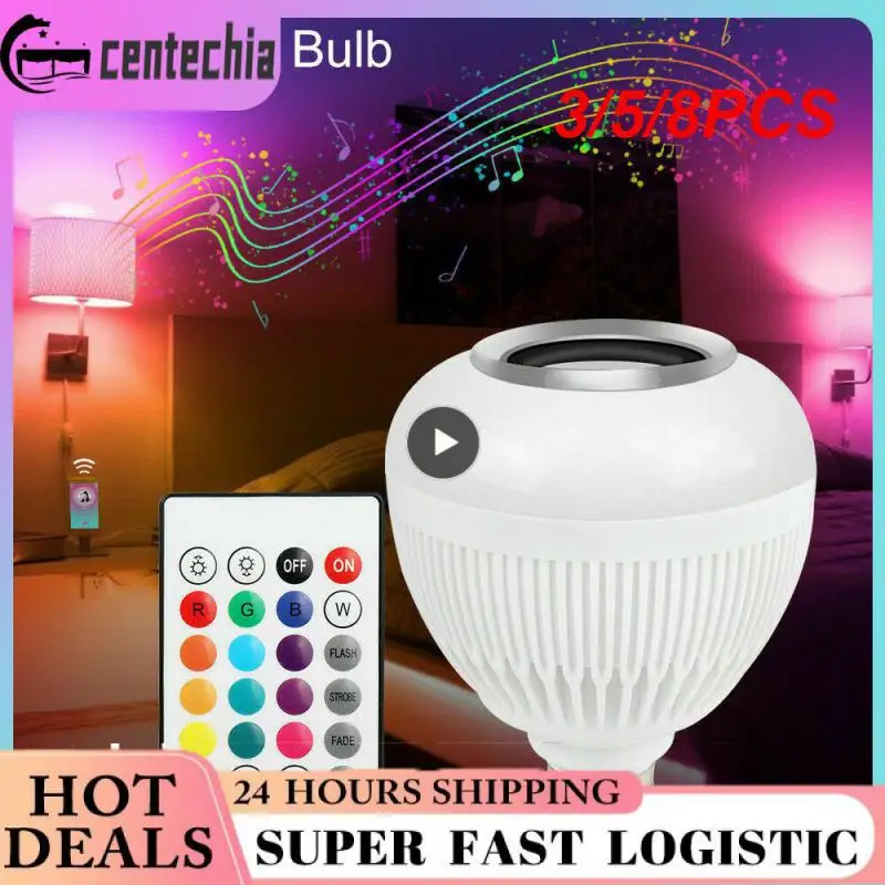 

3/5/8 шт., высококачественные светодиодные лампы E27