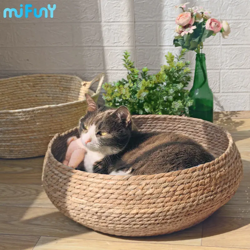 

MIFUNY Cat Litter Four Seasons Universal Cat Scratching Board Rattan Removable And Washable Winter Rabbit Litter Cat Supplies