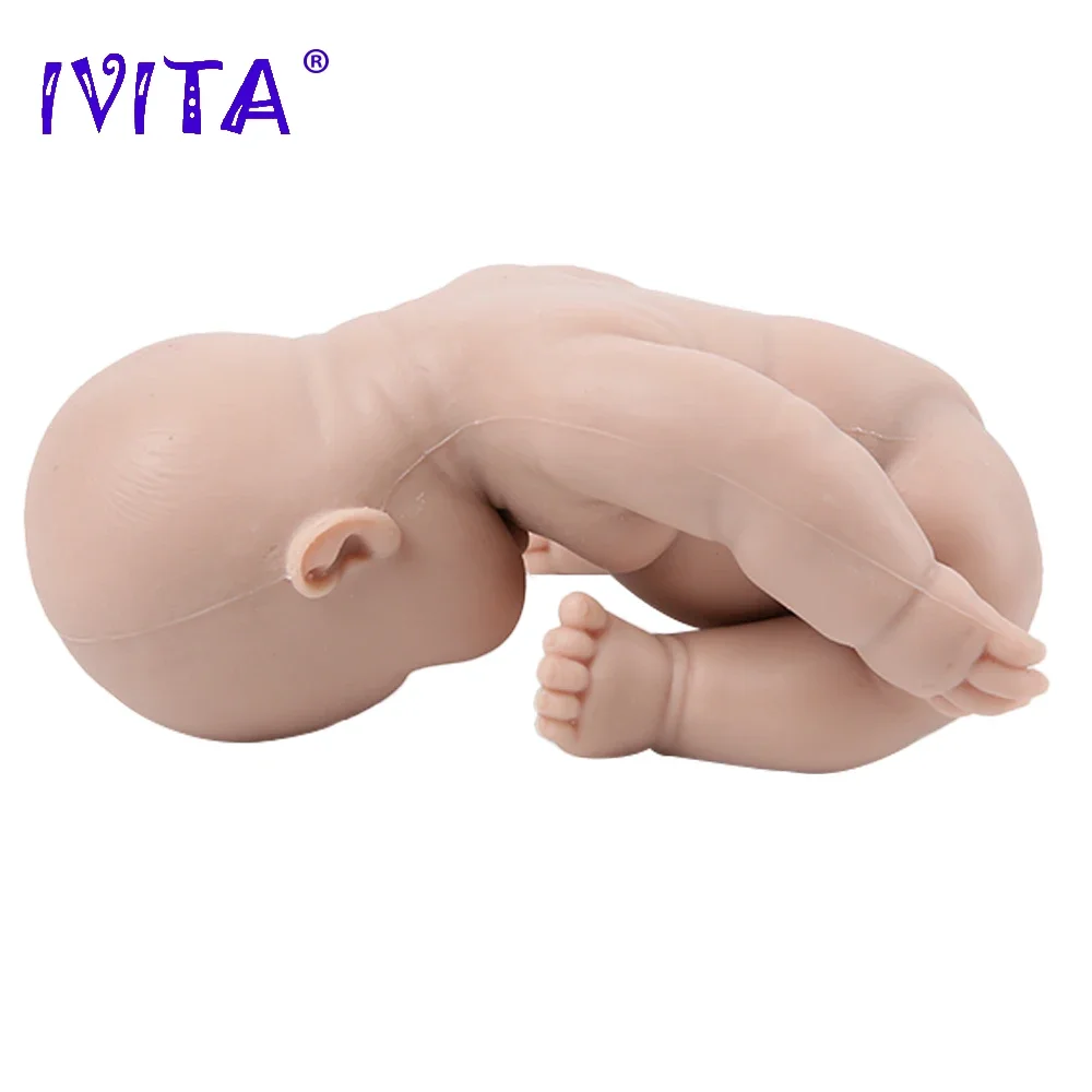 IVITA WB1505 12 дюймов 1100 г 100% полностью силиконовая кукла реборн неокрашенные
