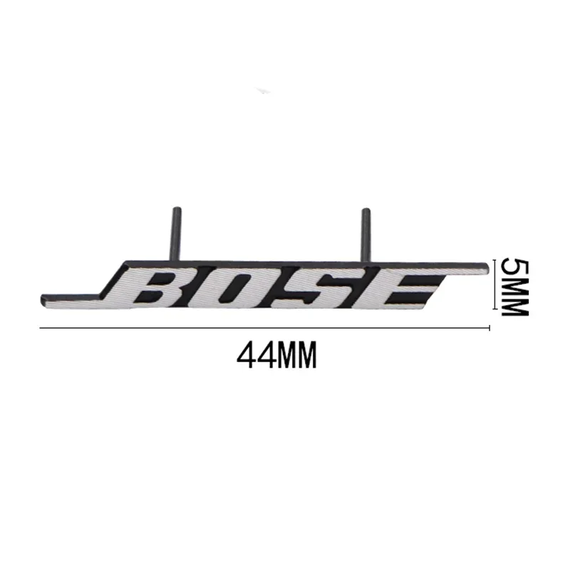

10 шт./лот, автомобильные алюминиевые 3D-металлические значки-наклейки BOSE Hi-Fi для аудиосистем, декоративные эмблемы, стайлинг для авто