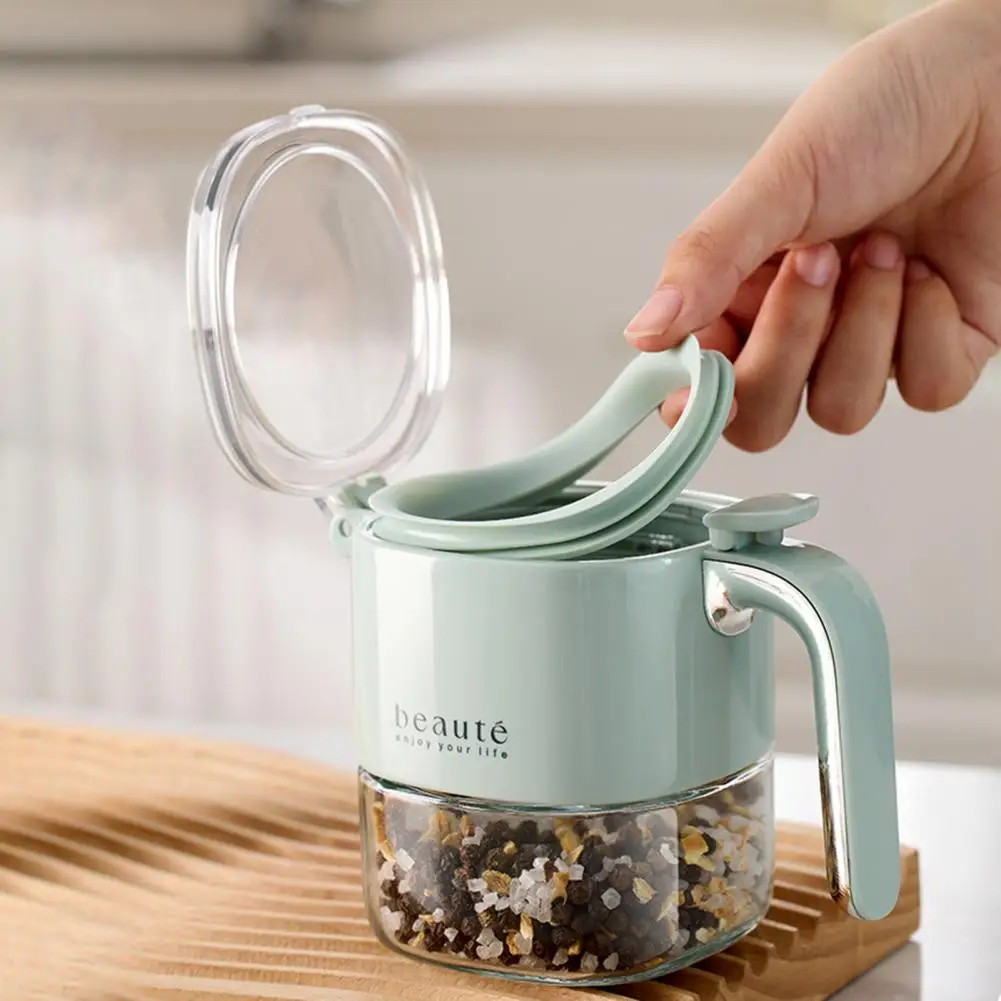 Герметичная Бутылка для специй стеклянный Герметичный Набор банок влагостойкий