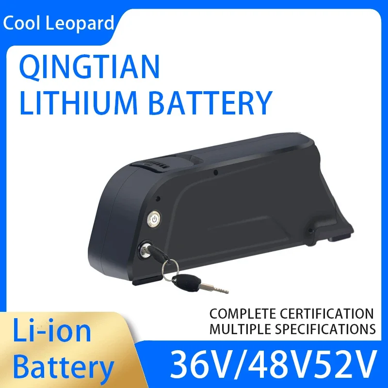 

Перезаряжаемая литиевая батарея 36 в 48 в 52 в 10 Ач используется для замены литиевой батареи 18650 для электрического горного велосипеда Qingtian