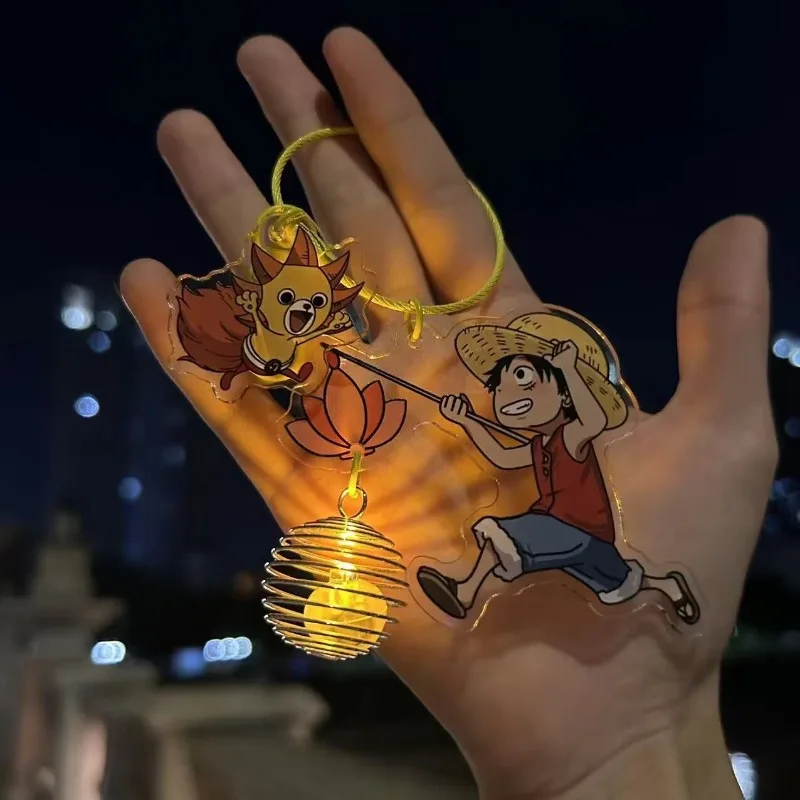 Японская манга цельный кусок Luffy креативная Милая акриловая подвеска для ручки
