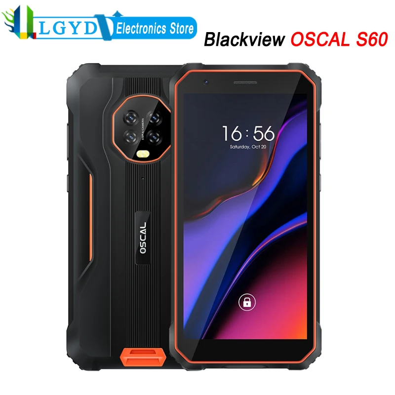 

Blackview OSCAL S60 Rugged Phone IP68 Waterproof 3GB+16GB ROM 5.7 inch IPS LCD Android 11 MTK Helio A22 Quad Core 2.0GHz 4G LTE