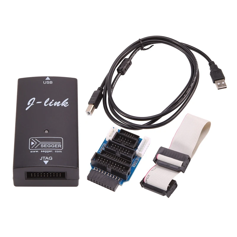 

Emulator V8 Arm Cortex-M4/M0 JTAG Adapter Converter V9 Debugger With Cable For J-Link