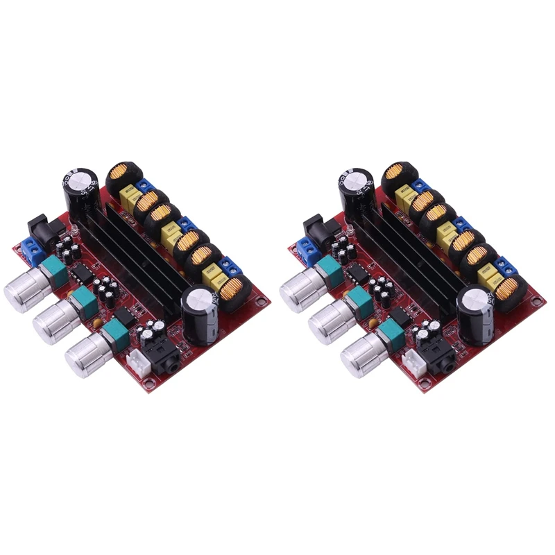 

Hot-2Pcs XH-M139 Audio Amplifier Board 2.1 Channel Stereo AMP TPA3116D2 Digital Power Amplifier Board 2 X 50W