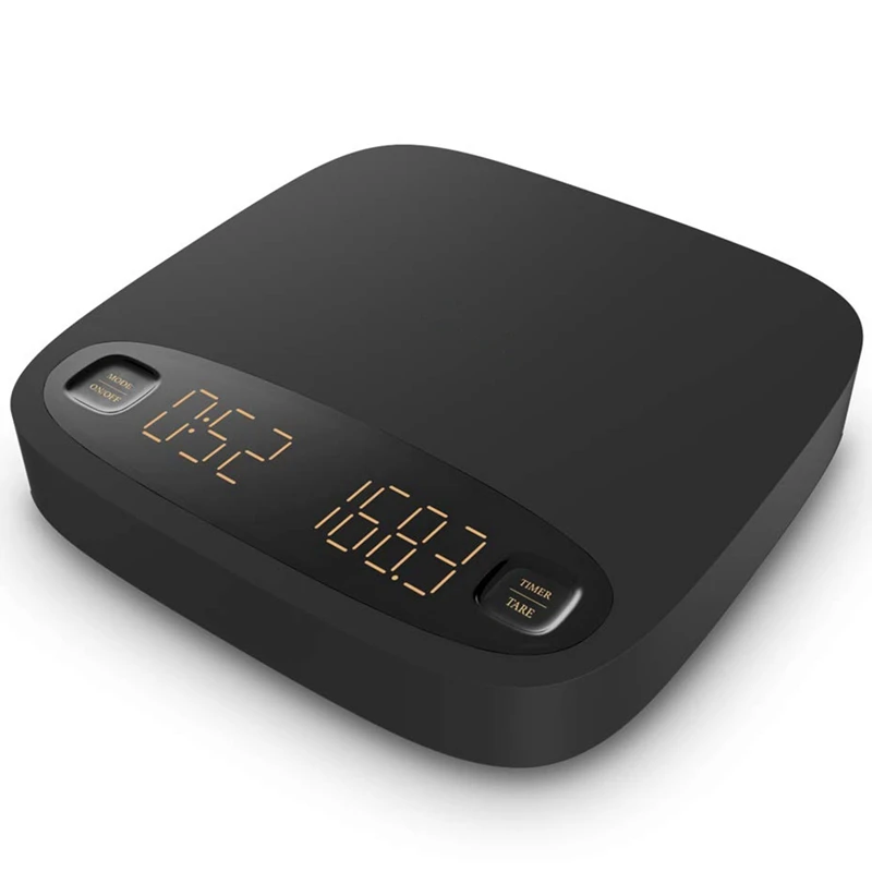 

HOT-Digital Coffee Scale With Timer,Electronic Hand Drip Coffee Scales With Removable Cover,Weight Scale Multifunction Pro