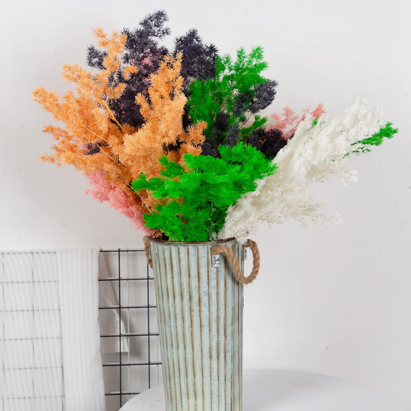 

About 65-70g Natural Preserved Dried Flowers Penglai Pine Eternelle Plant Myriocladus Bouquet Decoration Anniversaire For Home