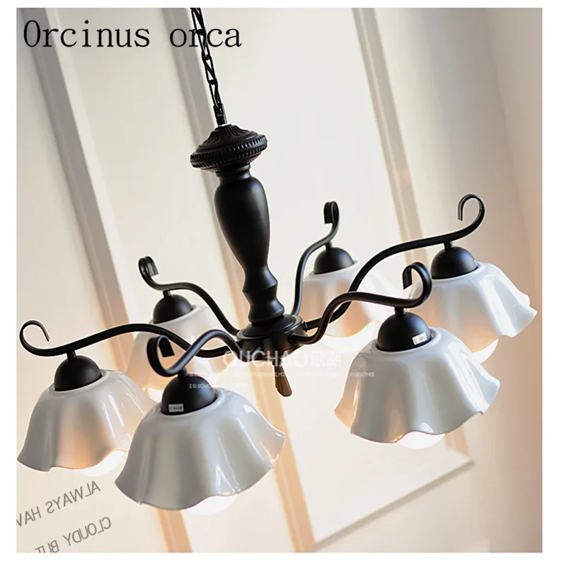 Корейская люстра керамическая садовая детская комната скандинавский