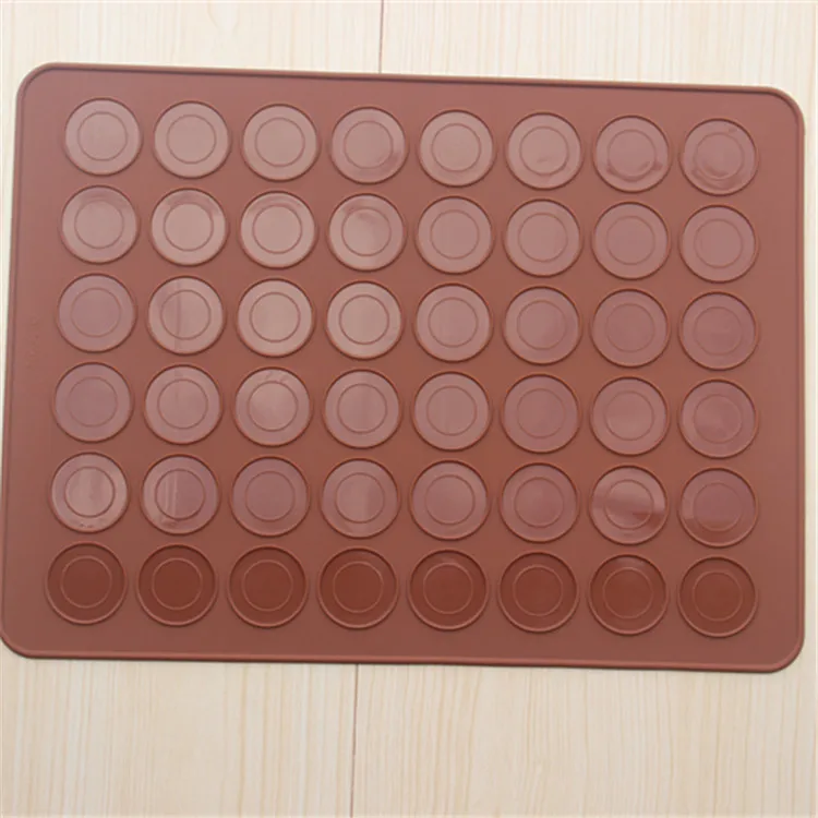 Pastry Tools Large Size 48 Holes Macaron Silicone Baking Mat Cake , Christmas Bakeware, Muffin Mold/decorating Tips Tools enlarge