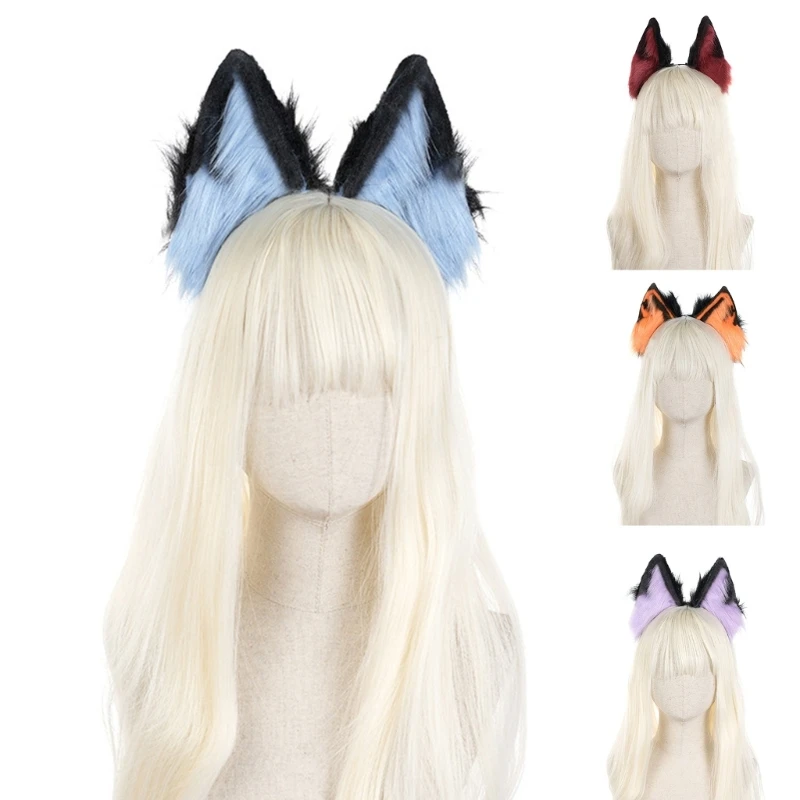 

Wolf Ears Headband Masquerade Halloween Kitten Party Costume