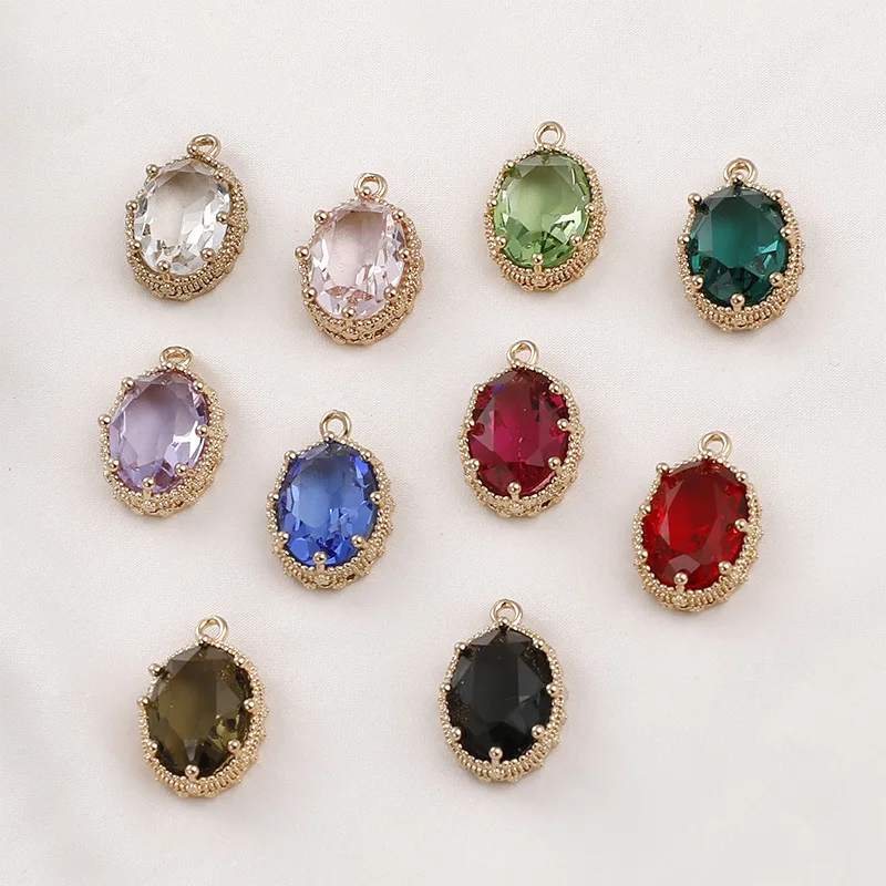 Серьги-подвески в стиле ретро с инкрустированными бриллиантами 2 шт. |