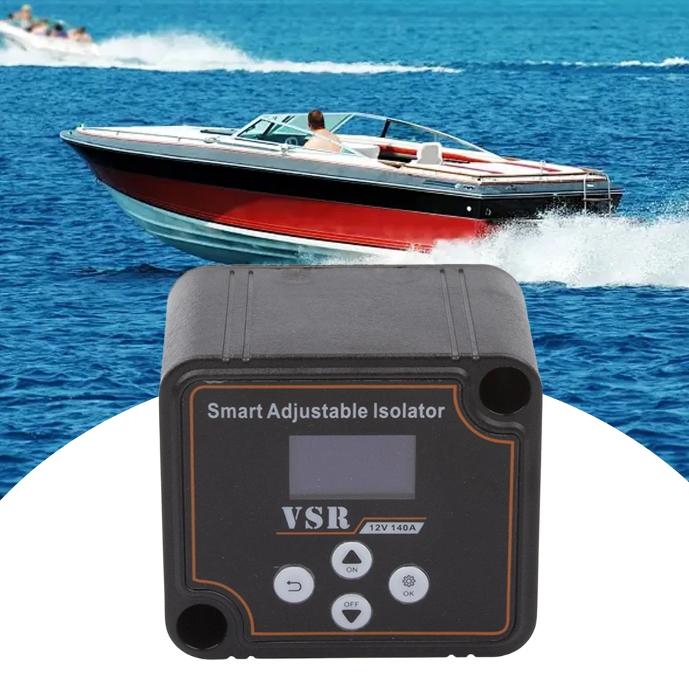 Регулируемый двойной аккумуляторный изолятор 12 В 140 А разделенная зарядка VSR