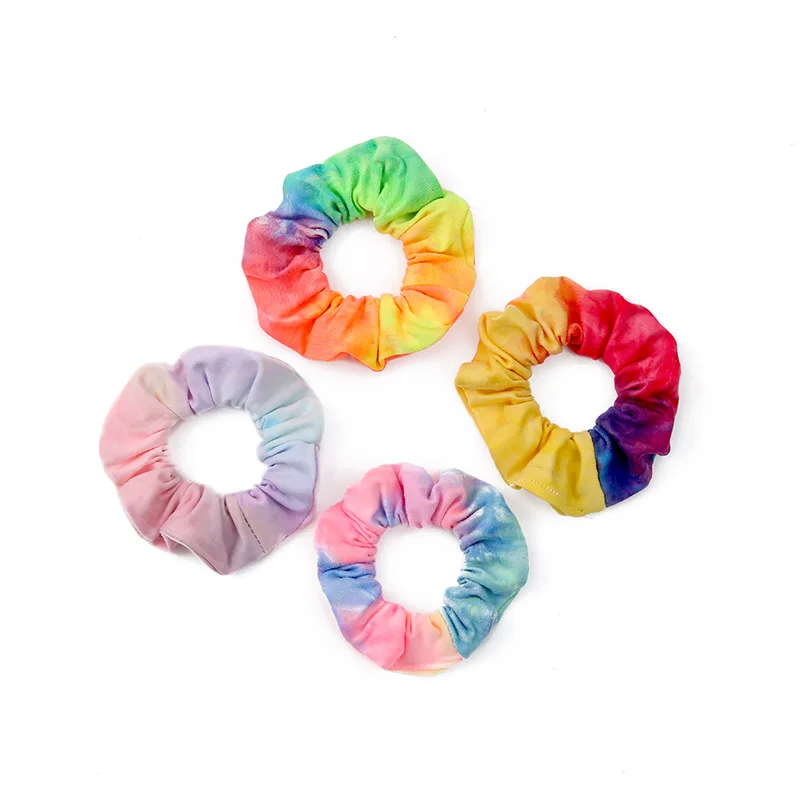 

Glitter Lady Hair Scrunchies Ring Elastic Hair Bands Soft Scrunchie Hairband Hair Accessories Barber Supplies