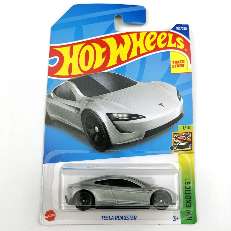 

2022-162 автомобили Hot Wheels TESLA ROADSTER 1/64 Коллекционная Металлическая Модель литья под давлением игрушечные автомобили