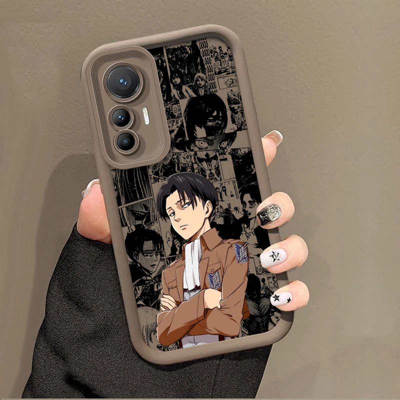 Искусство аниме атаки на титанов для Xiao POCO 12T 11 F2 F3GT F4 F5 X X4 X5 M3 14 Pro GT 4G фотовспышка