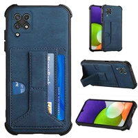 shockproof case for samsung m32 5g luxury leather card slot case samsung galaxy m22 back cover for galaxy m12 m 32 m 22 fundas