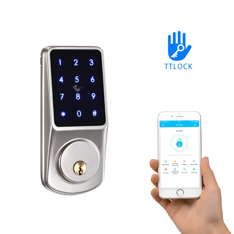 

Waterproof Outdoor Gate Wifi Digital Front Keyless Smart Electronic Door Locks Tuya App Keypad TTlock Home Smart Deadbolt Lock