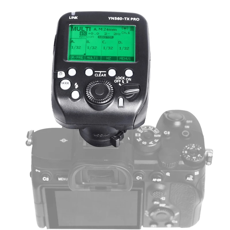 Фото YONGNUO YN560-TX PRO Speedlite триггерный передатчик радио TTL HSS для YongNuo Canon YN200 YN862 YN685 YN968C YN622C II №1