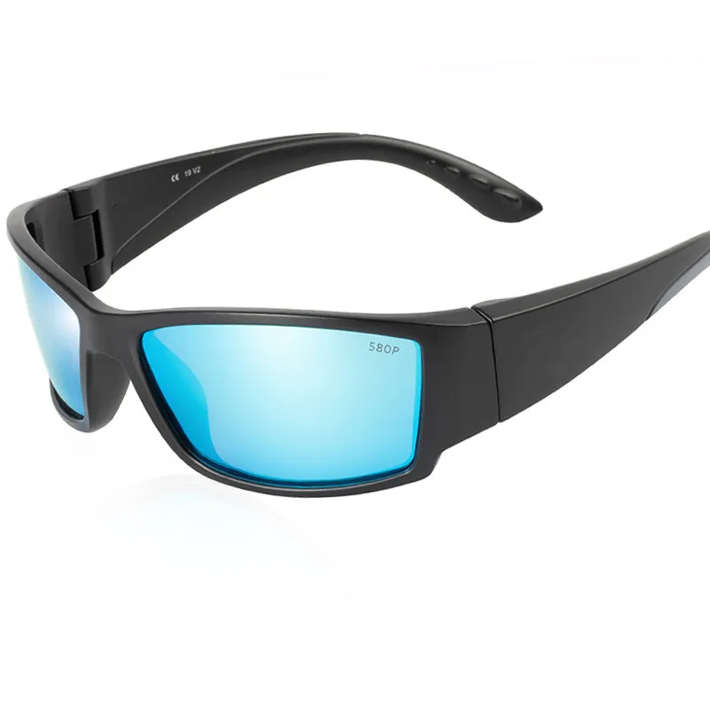 580P Polarized Men Sunglasses Corbina Brand Designer Retro Square Sun Glasses For Men Accessories Driving Goggles Oculos UV400