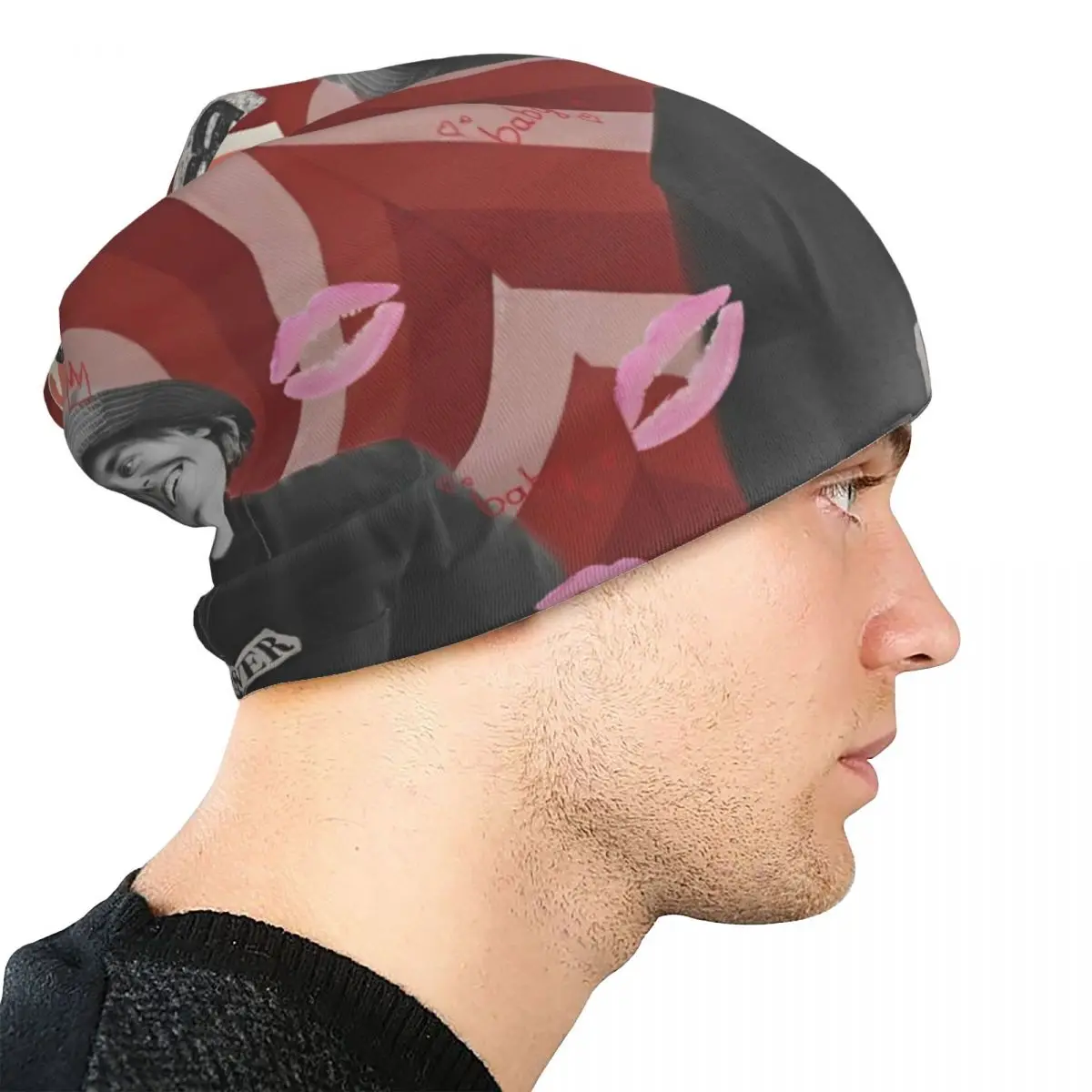 Джастин Бибер шляпа с сердечком модные уличные шапочки Skullies шапки унисекс теплые